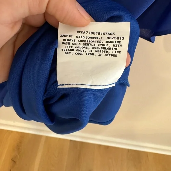 AB Studio Dress with Unique Sleeves Size Lg - Picture 8 of 11